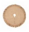 Burlap Christmas Tree Skirt Decoration