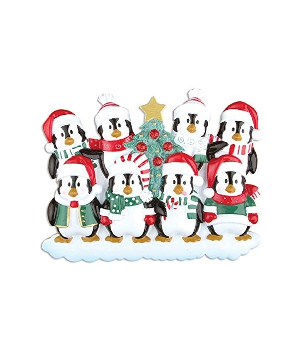 Winter Penguin Personalized Christmas Ornament