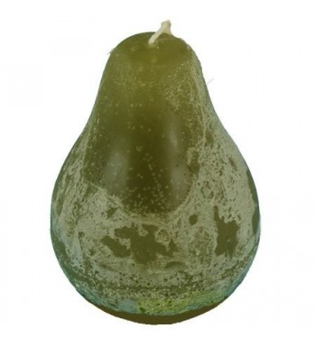 Timber Pear Shaped Candles Moss