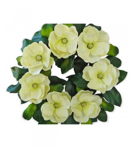 V Max Floral Decor Magnolia Wreath