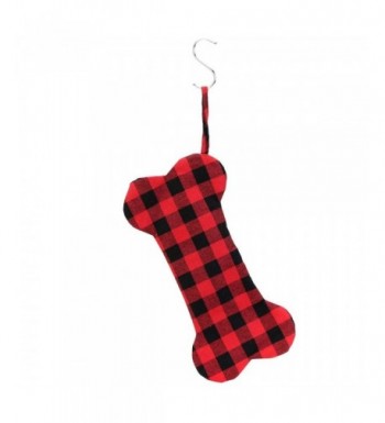 Buffalo Plaid Christmas Stocking Ornament