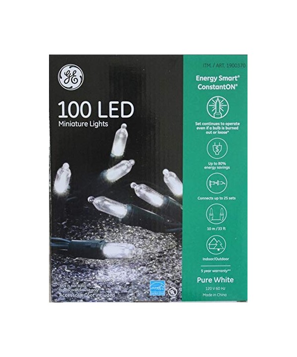 GE 100 LED Miniature Lights