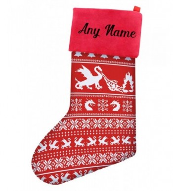 Christmas Stockings Dragons Sweater Stocking