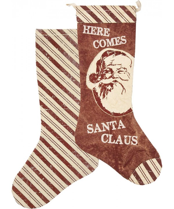 Christmas Stocking Comes Santa Claus
