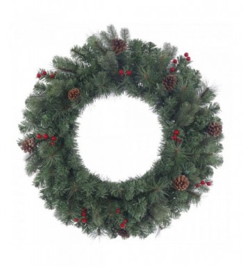 Vickerman Wesley Wreath Berries 122Tips