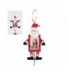 Pull String Photo Ornaments Santa