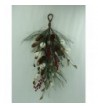 Christmas Cotton Pinecone Garland Teardrop