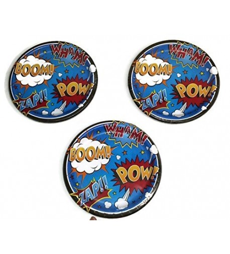 Superhero Slogans Birthday Plates Bundle