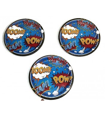 Superhero Slogans Birthday Plates Bundle