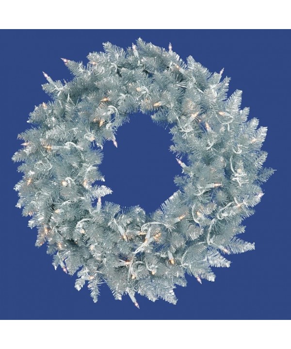 Vickerman K166930 Wreath Tips Silver