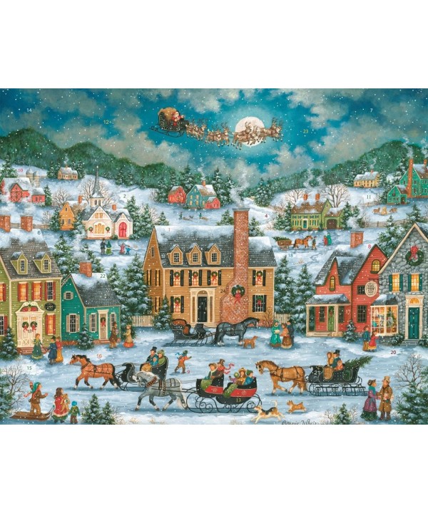 Christmas Town Advent Calendar Countdown