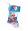 Christmas Stocking Spiderman Silky Blue