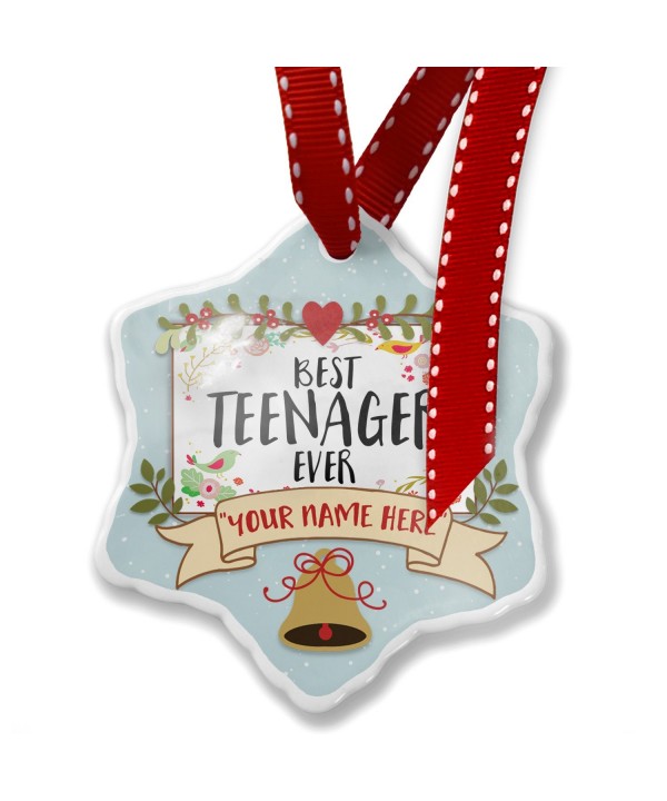 NEONBLOND Custom Teenager Christmas Ornament