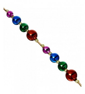 Kurt Adler Glass Multicolor Garland