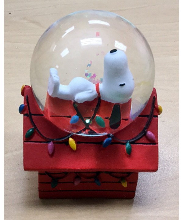 Peanuts Doghouse Christmas Snowglobe Westland