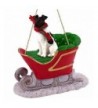 Smooth Terrier Christmas Ornament Black White