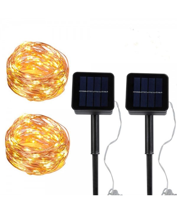 BRAVESHINE Solar Lights String Copper