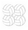 Bump Set Spike Volleyball Decorations