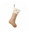 SARO LIFESTYLE Christmas Stocking Natural