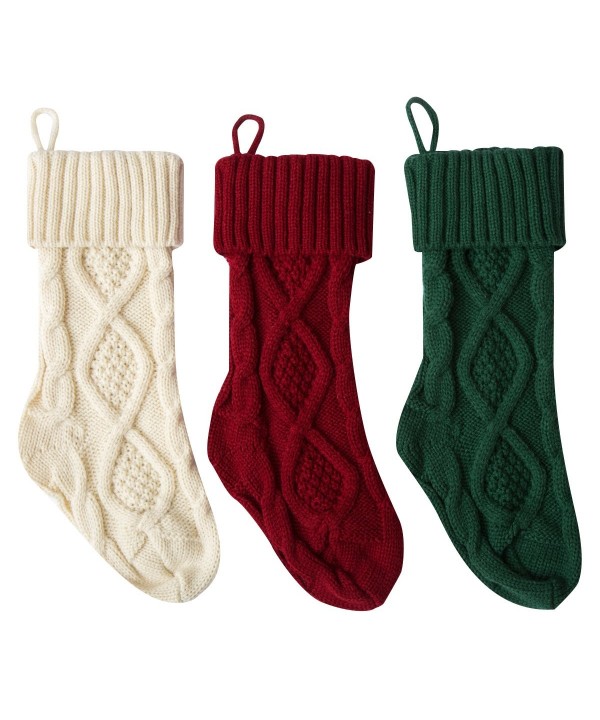 Solucky Classic Christmas Stockings Decorations