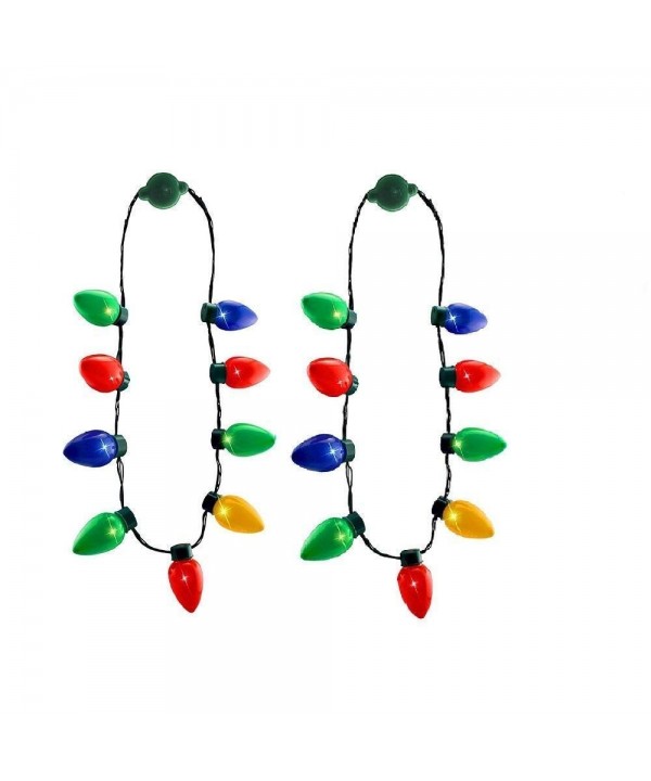 Christmas Necklace Light Party Favors