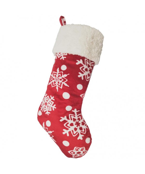 SUNSMILES Christmas Stocking Snowflake Decoration