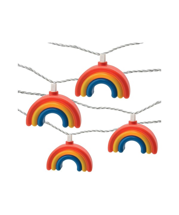 Poptimism Rainbow String Lights Outdoor