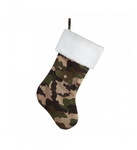 Kurt Adler Camouflage Stocking 18 5 Inch