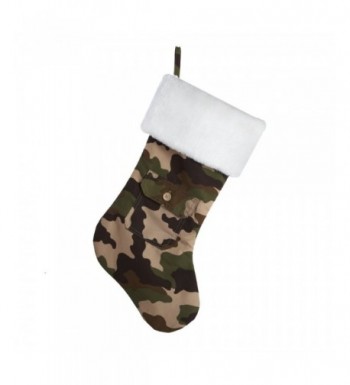 Kurt Adler Camouflage Stocking 18 5 Inch