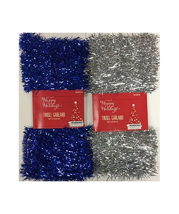 Christmas Tinsel Garland Assorted Measure