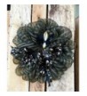 Orleans Door Wreath Saints Black