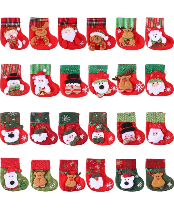 Tatuo Christmas Stockings Silverware Decoration