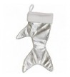 21 5 Metallic Shark Christmas Stocking