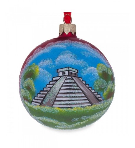 BestPysanky Pyramid Mexico Christmas Ornament