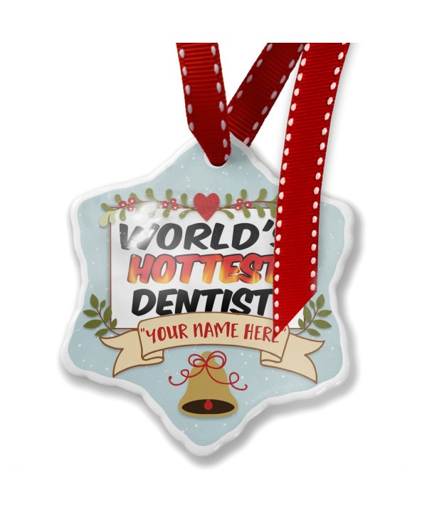 NEONBLOND Hottest Dentist Christmas Ornament