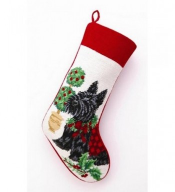 Scottish Terrier Christmas Stocking Needlepoint