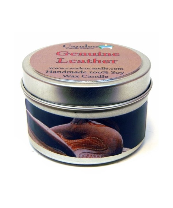 Genuine Leather Super Scented Candle