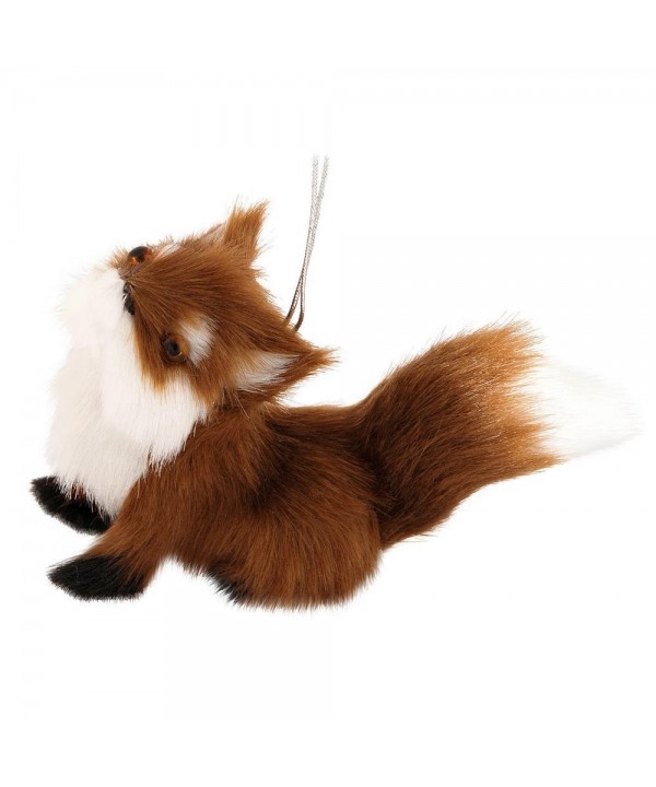 Midwest CBK Sitting Fox Plush Ornament