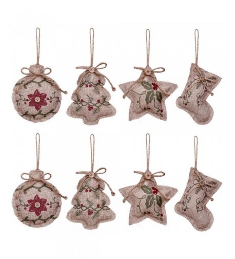 YOSICHY Christmas Ornaments Decorations Decor 8PCS