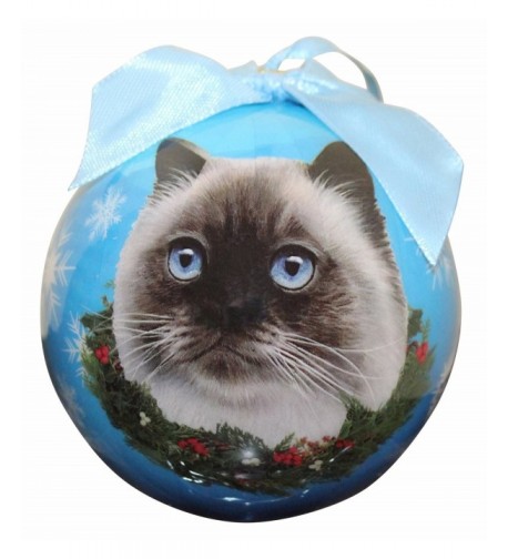 Himalayan Cat Christmas Ornament Personalize