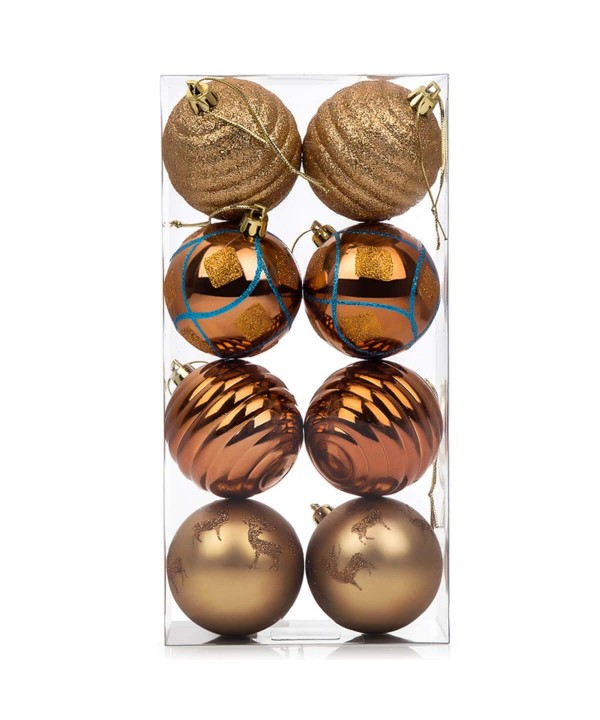 ARCCI Christmas Shatterproof Decorations Ornaments