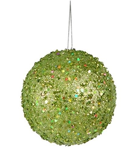 Vickerman Holographic Drenched Christmas Ornament