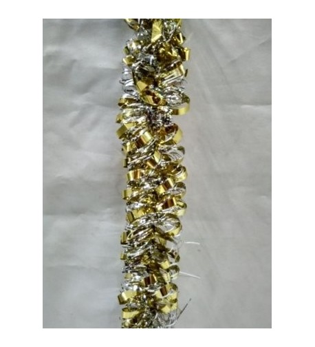 Queens Christmas WL TGAR 100 GOSLV Metallic Garland