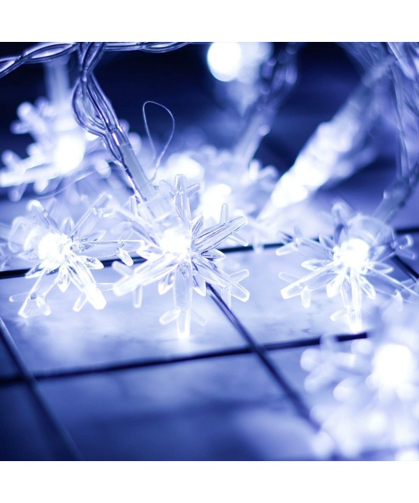 MUURAADLL Snowflake Battery Chrismas Decorations