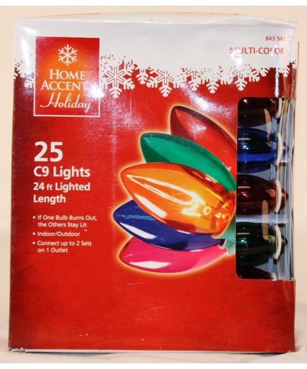 Light Transparent Multi color Christmas String