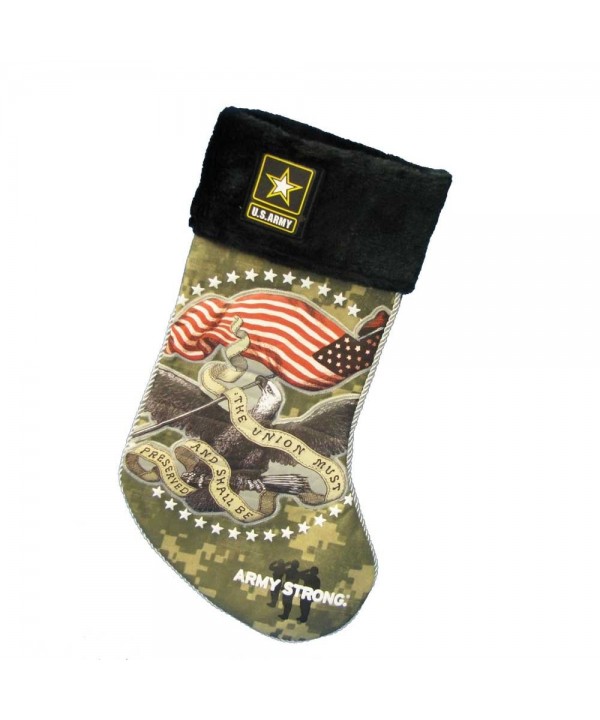 U S Army 19 Inch Applique Stocking