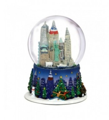 Christmas Rockefeller Center Skyline Globes