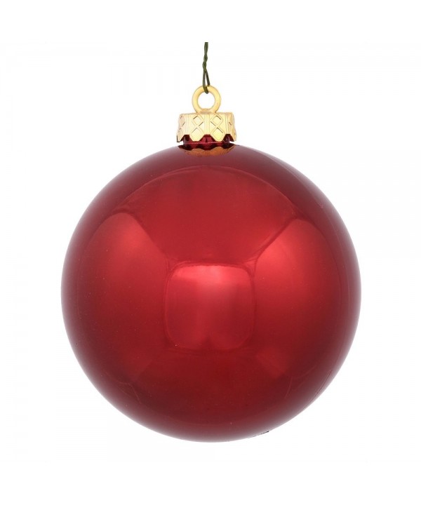 Vickerman 4 Finish Ornament 300mm Burgundy