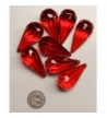 Ruby Red Acrylic Drop Ornaments