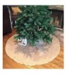 Burlap Christmas Tree Skirt Straight